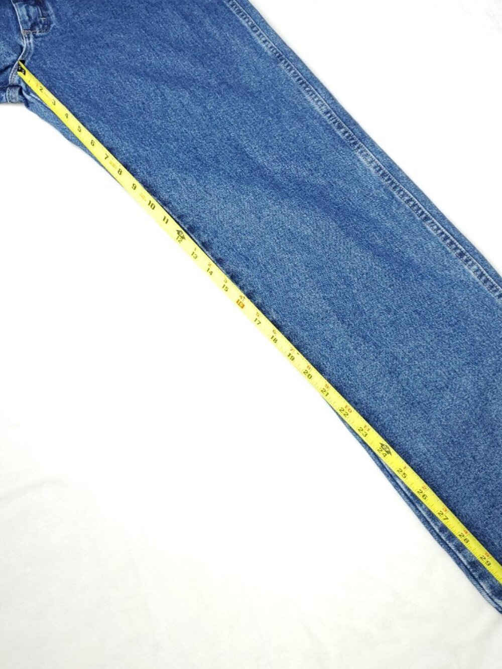Wrangler Cowboy Jeans Mens 38x31 Actual Size Blue Cotton Western Denim USA y2K - Picture 6 of 7